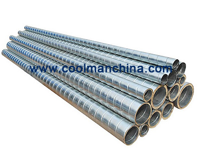 Round spiral duct