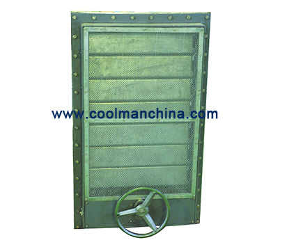 Watertight louver no cover