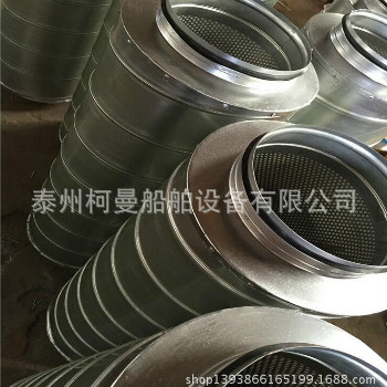 矩形圆形带消音内核的风机消音器